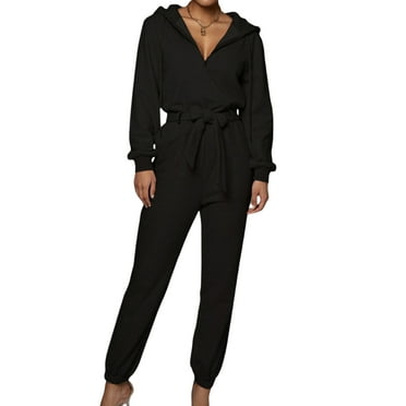 Unastar Womens Cargo Work Messenger High Waist Jumpsuits with Belt Unastar Womens Cargo Work Messenger High Waist Jumpsuits with Belt
